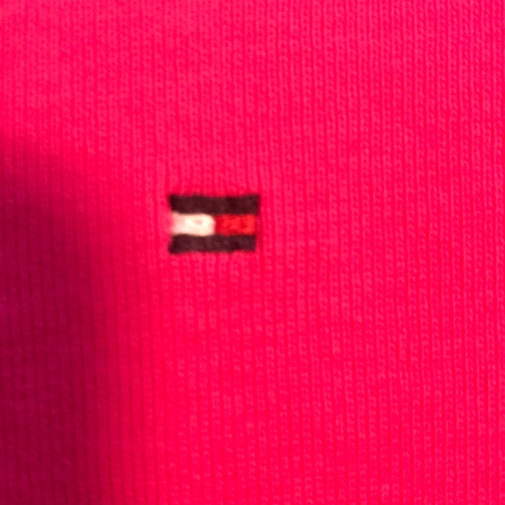 Tommy Hilfiger cheerful tee in bright pink - Picture 2 of 4